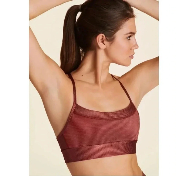 ALALA Raya Rib Bra in Desert Rose (Pinkish Brown) Size XS - Picture 2 of 10